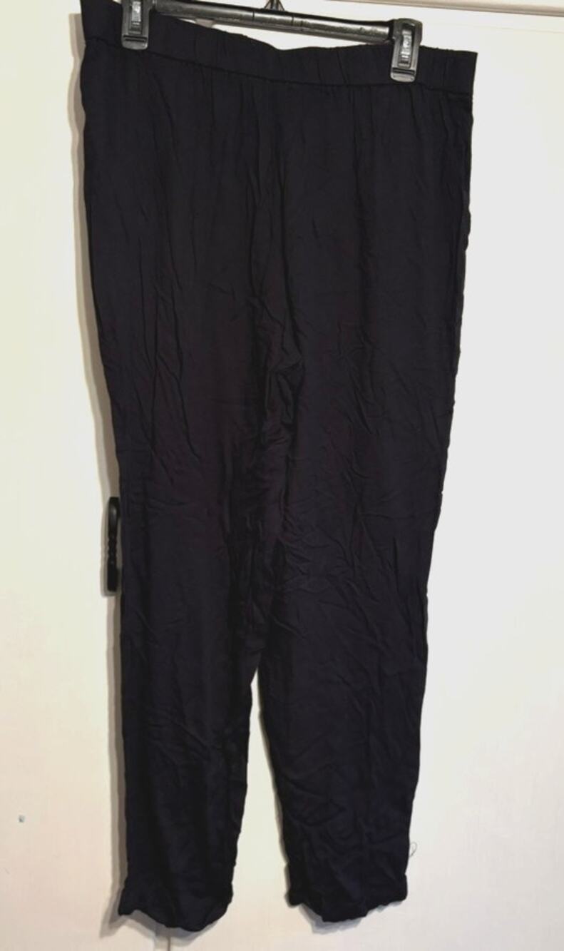 Soft Surroundings viscose wool pants medium black